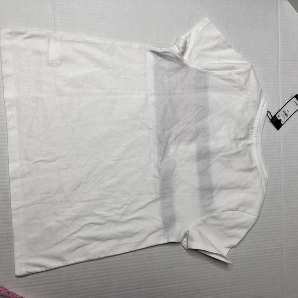 Tommy Hilfiger White Red and Blue t shirt with logo size Girls Large (12-14) NWT - Picture 6 of 7